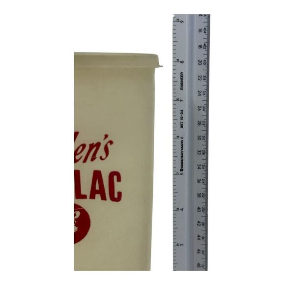 Vintage Borden’s Starlac Tupperware Powdered Milk Mixing Container APP.8.5 TALL - Picture 11 of 13